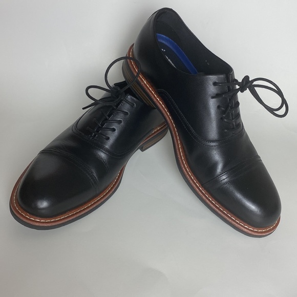 Men’s Black Kite Flex Lace Up Dress Shoes - Picture 3 of 11